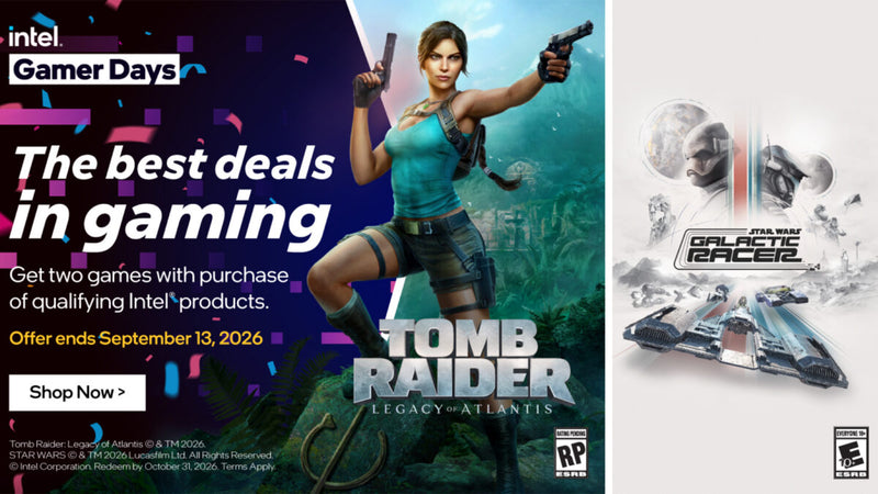 STAR WARS: Galactic Racer + Tomb Raider: Legacy of Atlantis