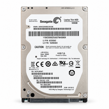 Seagate Laptop Thin 500GB 2.5" SATA HDD ST500LT012