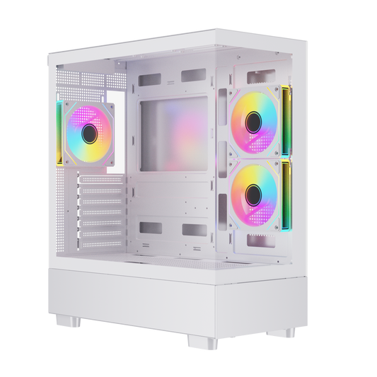Boîtier PC ATX moyen tour EJS NOVA blanc