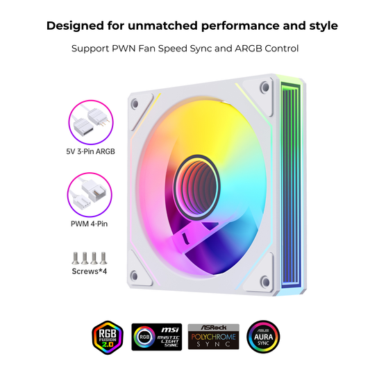 x3 ARGB Fans (EJS-12025R12)