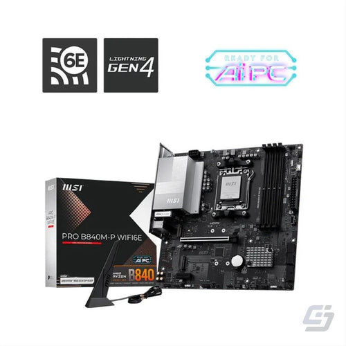 MSI PRO B840M-P WIFI6E Micro-ATX AM5 Motherboard